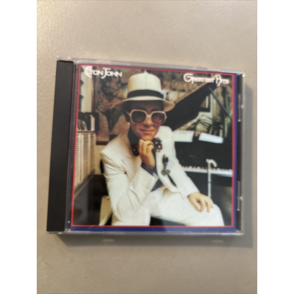 Elton John Greatest Hits CD‎ Polydor P2-12532 White Suit Cover Excellent